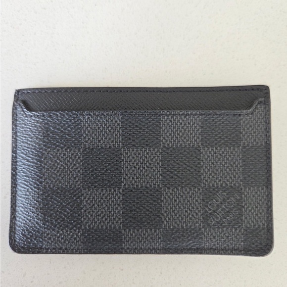 Louis Vuitton Graphite Checkered Card Holder - Picture 3 of 7